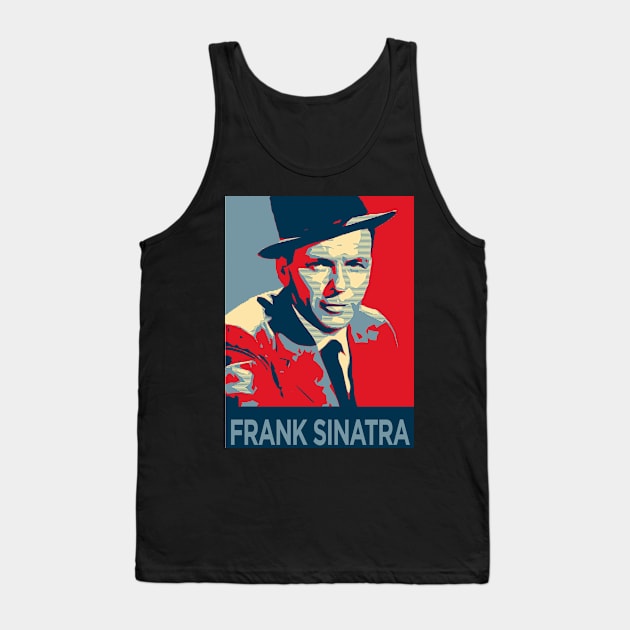 Frank Sinatra Tank Top by kearlgallegos